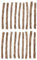 CIMAXIC Lot de 20 Allume-feu en Jute Ciré Résistant Aux Intempéries pour Activités De Plein Air