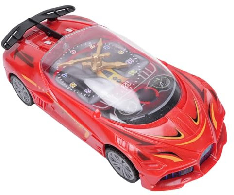 Keenso Elektroautospielzeug, Uhr Leuchten Rennwagenspielzeug mit Musik für