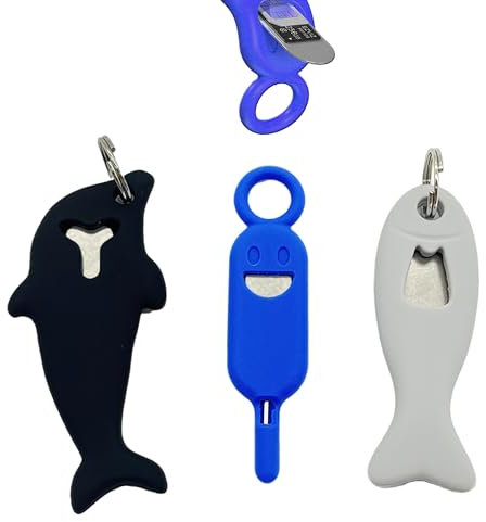 OHYER SIM Adapter Set SIM Kartenträger Auswerfer Pin Auswerfen Removal Tool zum Öffnen und Auswerfen von Stiften Anti Verlust Pin SimKarte Brett Entferner SIM Karten Entfernungswerkzeug (Farblich, 3)