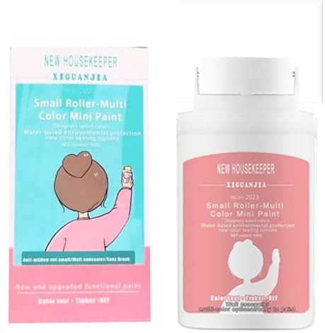 Nevalerra Pincel enrollable de pegamento de pared, herramienta de reparación de pared portátil, pincel de pintura de pared compuesto por rodillo de hoc, pincel de pintura para paneles de yeso