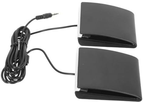 Elektrisches Fußpedal für Orgeln und Klavier mit 3,5 Anschluss | ABS Gehäuse, Plug And Play mit Leisem Lauf, für Studio und Musikunterricht