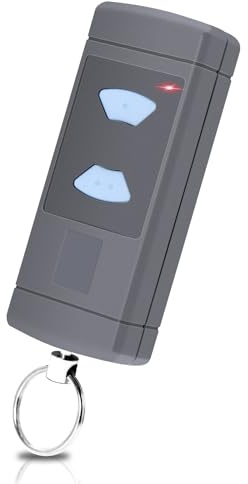 1 pieza de repuesto para mando a distancia Hörmann 868,3 MHz, 2 canales, puerta de garaje para Hörmann, compatible con Hörmann HSE2-868,HS4-868,HSM4-868 para ProMatic,SupraMatic,LineaMatic,RotaMatic