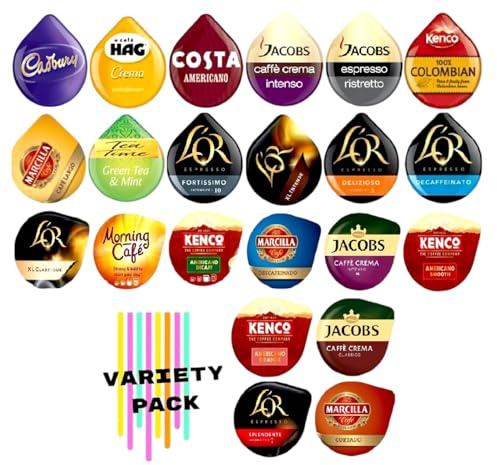 22 Tassimo T Discs Pods Variety Pack