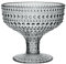 Iittala Kastehelmi Dessertschale, Glas, Grau, 12.3 x 12.3 x 11 cm