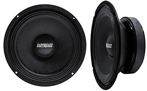 Earthquake Sound EQ-8-S8 Lautsprecher, 110 W, 8 Ohm, 20,3 cm, mit Stoff-Surround, versiegelter Korb