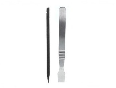 2X Spudger (1x non-conductive/1x Metal) Repairing Tool for iPhone/iPad/Netbook/Notebook Opening Tool Black