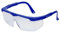 Gebol - Kinder-Schutzbrille Safety Kids, für Kinder, angenehm zu tragen durch leichte Bauweise und einstellbare Bügel, kratzfest, Inhalt: 1 Stück, Universalgröße, Farbe: Blau