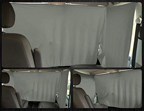 BREMER SITZBEZÜGE Mercedes Vito W447 - Cortinas delanteras para luna delantera, color gris