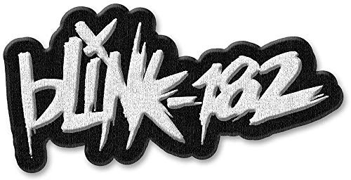 Blink-182 Scratch Band Logo Woven Patch Accessory Size