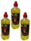 3 botellas de gel combustible de 1 litro para chimeneas de gel, de etanol, de pared, de suelo