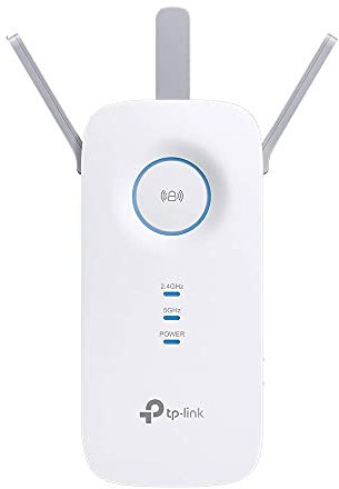 TP-Link AC1900 MU-MIMO Dual Band Mesh Wi-Fi Range Extender, connect with any Wi-Fi router UK Plug (RE550) (Renewed)