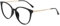 Firmoo Anti Blaulicht Brille Damen Herren Übergroß Game Computer Blaulicht Nerd Brille ohne Sehstärke(Schwarz)