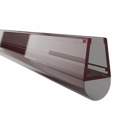 KRAUS Premium Duschdichtung DD-1 Duschtürdichtung für 6-8mm Glasstärke à 2000mm in grautransparenter Optik Duschdichtungen für Duschtüren & Duschkabinen Dichtungen vom Experten