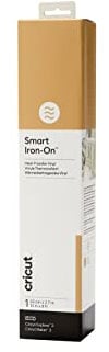 Cricut Smart Bonbon-On | Gold | 2,7 m (9ft) | Wärmeübertragung Vinyl (HTV) | Zur Verwendung mit Cricut erforschen Sie 3 und Maker 3
