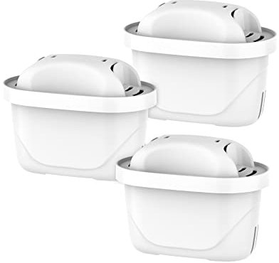GLACIER FRESH Wasserfilter kartuschen, kompatibel mit Brita® Maxtra+® Plus, Maxtra Pro® All-in-1 Wasserfilter, Brita Mavea® Maxtra+®, Style, Marella®, Elemaris®, Reduziert PFOA/PFOS, 3er Pack
