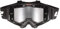 LS2 Helmets Aura Goggle (Schwarz mit silberner Iridium-Linse)