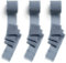 CHUQING Grau Geschenkband 38mm x 6,3Meters Schleifenband Dekoband Stoffband Chiffonband für Geschenk, Basteln, Nähprojekte, Haarschleifen, Brautstrauß, Hochzeits