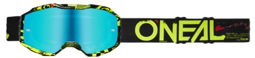 O'NEAL B-10 Youth Goggle ATTACK V.24 black/neon yellow - radium blue