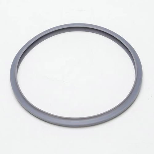 ZALINA Grauer Silikonkautschuk-Dichtungsring for Edelstahl-Schnellkochtopf-Ersatzteile 18 cm, 20 cm, 22 cm, 24 cm, 26 cm, (Color : 24cm)