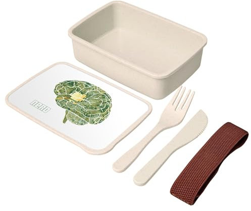 Fabulous Lunch Box Lunchbox mit Besteck Gehirn aus Leiterplatte Nerd – 700 ml
