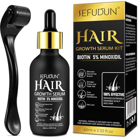 Bartwuchs Kit mit Titanium Derma Roller, Beard Growth Kit,Bart Wachstum Set mit Bartroller,Bartwuchs Bartöl Stimuliert das Wachstum von Haaren und Bärten für Weihnachten Herren Geschenke