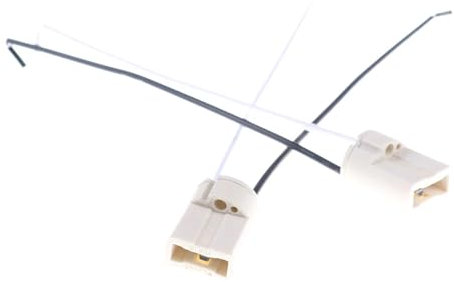 SBTRKT 10 x G9-Sockel, Quarz-Lampen-Glühbirnen-Halter, Keramik-Draht-Anschluss, 260 V, 2 A