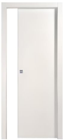 PORTE - PORTA SCORREVOLE - PORTA SCORREVOLE A SCOMPARSA GAROFOLI GIDEA AVIO VILIA 1L LAMINATO BIANCO VENATO 2100X800X105 mm