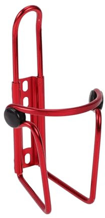 Motoforti Bike Bottle Cup Holder Cage Rack Thickened Strong Aluminium Alloy Bicycle Drinks Holder for MTB Road Mountain Bike Outdoor Cycling Red