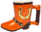 DIVAS SPIRITUAL Holiday Tall 3D Novelty Mug with Character Design, Christmas Coffee Mug with Grinch Candy Cane Handle, Love Potion Mug, Upside Down Santa Snowman, (Cowboy Boot)