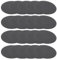 PATIKIL Rubber Solid Discs Washers, 20 Pcs 60mm OD x 1.5mm Thick Rubber Round Gasket Pad Bushings Spacer Washer for DIY Gasket Craft, Black