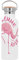 Bouteille Inox Gourde Thermo Isotherme - Flemme en Rose Jeu de Mot Flamant Rose Ennui - 500 ml (17 oz)