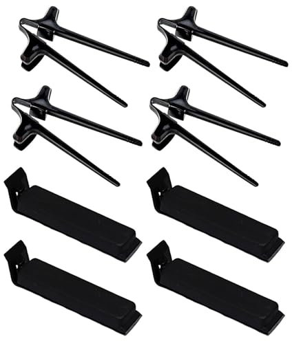 4 Piezas De Palillos Auxiliares Perezosos Y 4 Piezas De Clips De Sellado A Prueba De Humedad, Clips De Sellado De Plástico, Clips De Sellado De Bolsas De Alimentos, Palillos De Alimentos