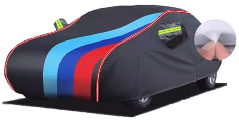 VIVAZYQ Autoplane Wasserdicht Atmungsaktiv Passend Für VW Up! GTI 2018-2023, mit Reißverschluss und Oxford-Stoff Draussen Autoplane, Vollgarage Autoabdeckung für Schnee Regen Staub(A)