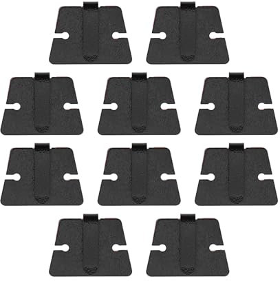 OTOTEC 10Pcs Car Radio Mic Bracket Microphone Hook Compatible with ICOM IC-2720H IC-2820H Compatible with Kenwood TM241 TM231