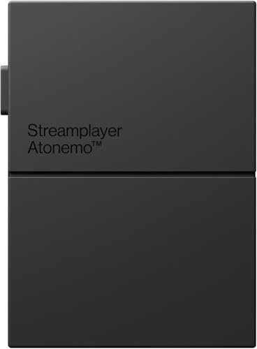 Atonemo Streamplayer, WiFi Multiroom Streamer, Compatible with AirPlay 2, Google Cast, Spotify Connect, Tidal Connect, Auracast, Siri & Google Assistant.