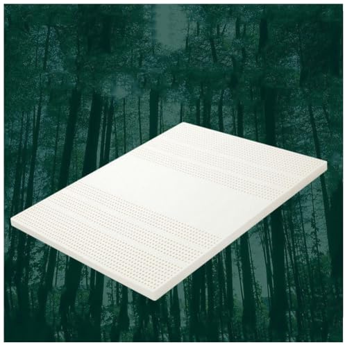 Matratze Aus Natürlichem,Schlichtes Design, Entspannende Latex-Matratze Für Schlafzimmer, Mit Auflage, Matratzenbezug Aus Naturlatex,5cm,120x200cm(47x79in)