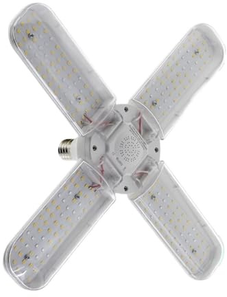 Pflanzenlampe, 24W 36W 48W LED Wachsen Licht E27 Faltbare Phyto Lampe Volle SMD2835 Birne for Zimmer Pflanzen blühen Blüte Wachsen Lampe Garten(Only Lamp-240led_1)
