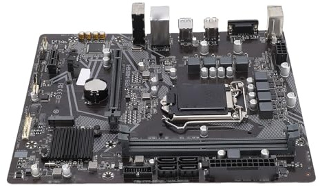 Bewinner Carte Mère H510M S2 LGA 1200, Prend en Charge I5 I7 de 10e et 11e Génération, Micro ATX DDR4 3200 MHz 64 Go, PCIe 4.0, SSD M.2 NVMe, Carte Mère de Port DVI pour PC de Jeu