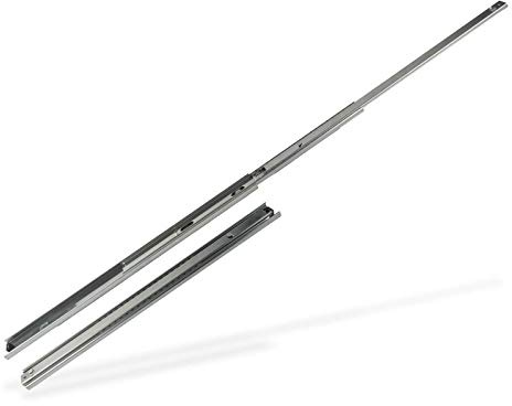 DEMA Teleskopschiene 350x13x46 mm Schubladenschiene 3-stufig für Schubladen, Möbel, Werkstatt - Robust, Langlebig, Präzise