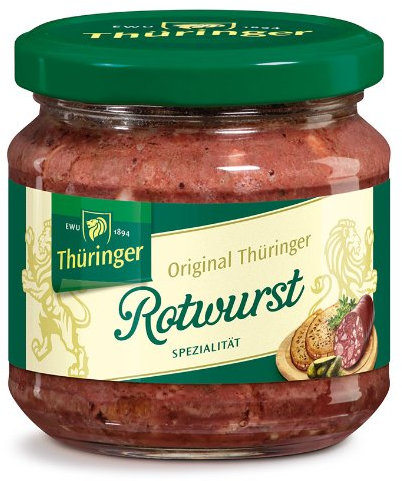 EWU Original Thüringer Rotwurst 2x 160g Glas