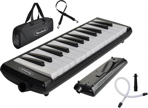 Steinbach Melodica schwarz 27 Tasten inkl. Anblasschlauch