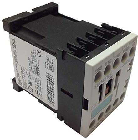 Siemens 3RH1122-1AP00 Contactor Relay, 2No+2Nc, AC 230 V, 50/60 Hz, Screw Connection, Size S00, White