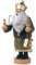 Räucherfigur Balthasar 22 cm NEU Rauchfigur Räuchermännel Räuchermann Erzgebirge