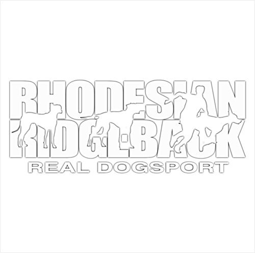 siviwonder Auto Aufkleber Rhodesian Ridgeback Hundesport Dogsport Hundeaufkleber 30cm White