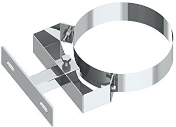 Wandabstandshalter verstellbar 50-150mm für doppelwandige Schornsteine DW mit 210mm Außendurchmesser, Edelstahl