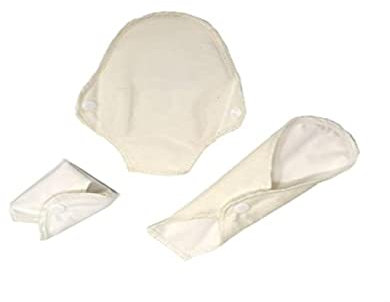 Imsevise Salva-Slip Natural Para Tanga Algodón Orgánico 3 Unid. 50 g