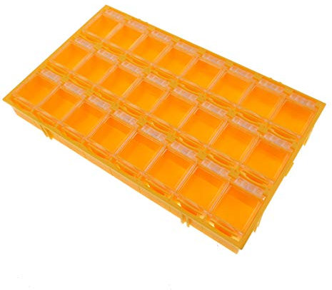 24er SMD Container aneinandersteckbar Mäuseklo Sortiment Box SMT 0603 0805 1206