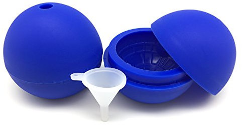 Cherion 2 Stück Silikon-Eiswürfelform für Star Wars-Liebhaber oder Weihnachtsparty-Thema, mit 1 Silikon-Trichter.