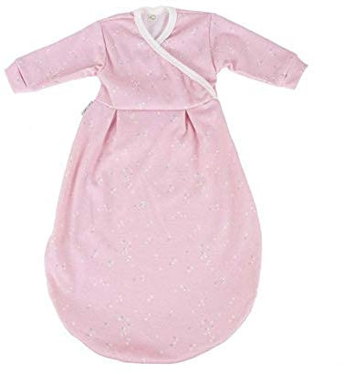 Popolini Felinchen Schlafsack Bio-Baumwolle (Splinter Rosa, 74/80)