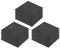 vidaXL 18x Fallschutzmatte Gummi 50x50x3cm Schwarz Matte Gummimatte Spielplatz
